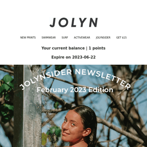 JOLYNSIDER February Newsletter🚨