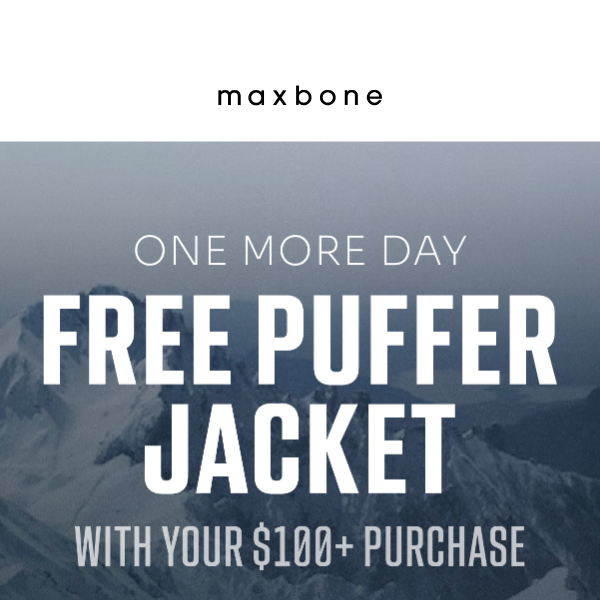 Better Hurry Up: Free Puffer Ends Tonight