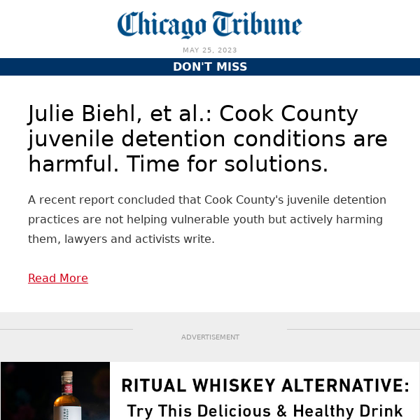 Julie Biehl, et al.: Cook County juvenile detention conditions are harmful. Time for solutions.