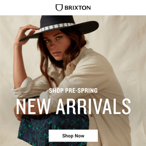 Freshly Stocked New Pre-Spring Arrivals