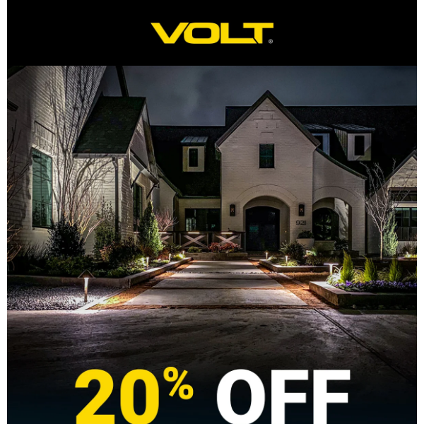 Special Offer for You: 20% Off Path Lights! 