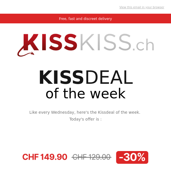 KISSDEAL : -30% off the Womanizer Premium 2! 🤩🔥