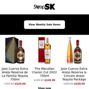  ShopSK-  Tequila, Whiskey and Congac is on Sale! 