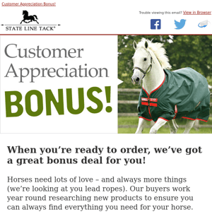 We Really Appreciate You, Check in for a Bonus Coupon