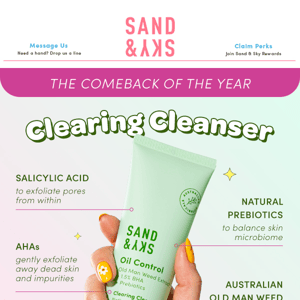 Comeback of the Year: Clearing Cleanser