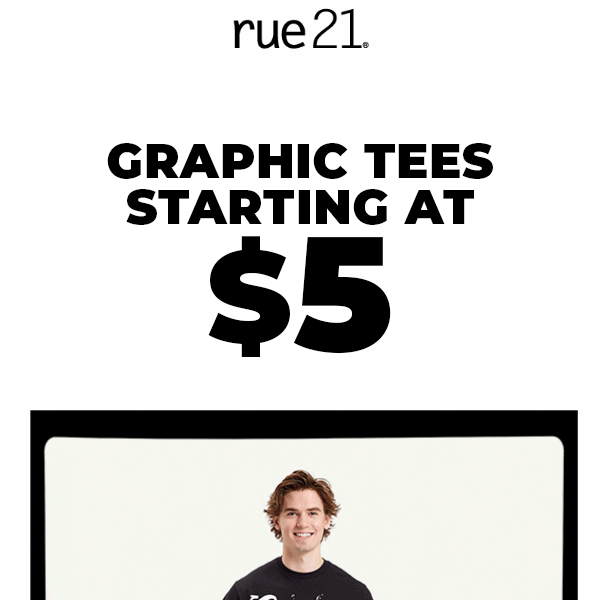 $5 graphic tees are selling out fast