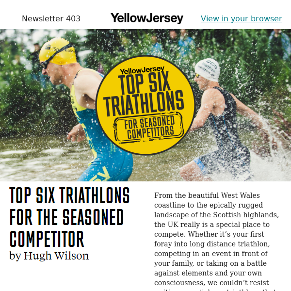 Top six triathlons for the seasoned competitor