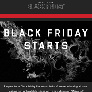 ⚡ BLACK FRIDAY STARTS NOW!