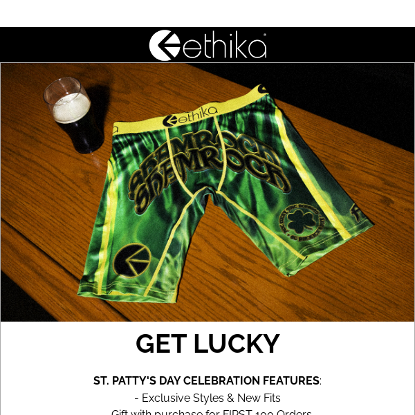 Ethika Cyber Monday Sale - Up to 60% off and free shipping on all