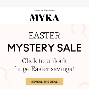 🐰 Early Access: Easter Mystery Sale