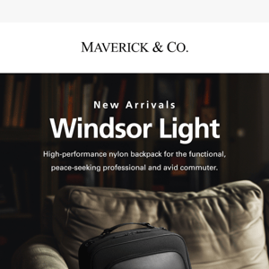 Introducing: Windsor Light Business Backpack