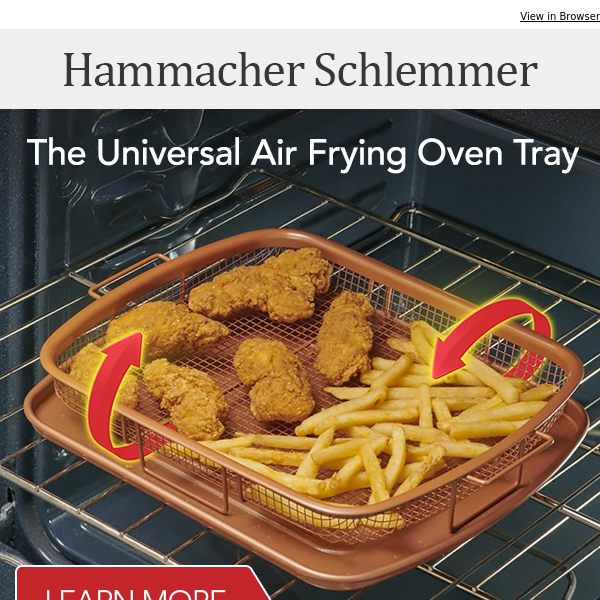 The Universal Air Frying Oven Tray