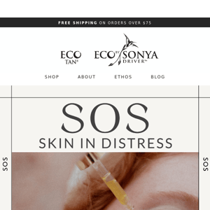 SOS skin in distress! 🚨