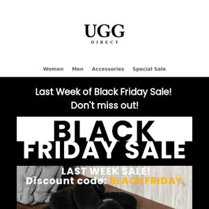 ⚫ Last Week of Black Friday Sale! Don't miss out!