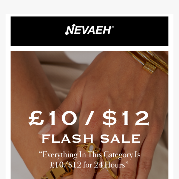 $12/£10 FLASH SALE NOW LIVE! 😮