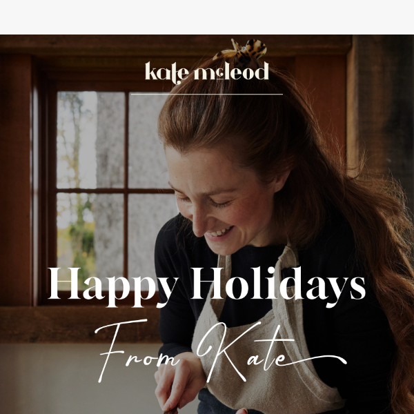 Happy holidays from Kate