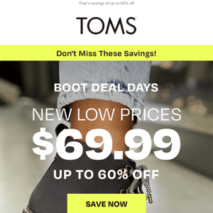 Boots on SALE: Styles for $69.99