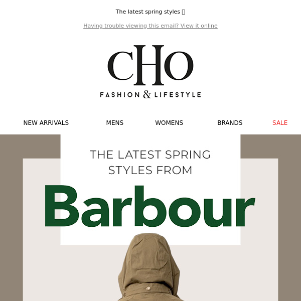 Welcome the new season with Barbour - CHO - Country House Outdoor