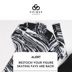 RESTOCK🚨 Your figure skating favs are back!
