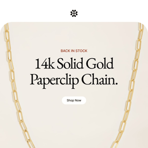 The necklace that keeps selling out.