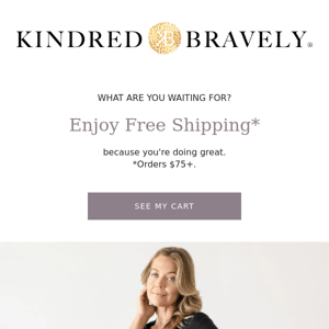 RE: Free shipping on the comfy essentials in your cart