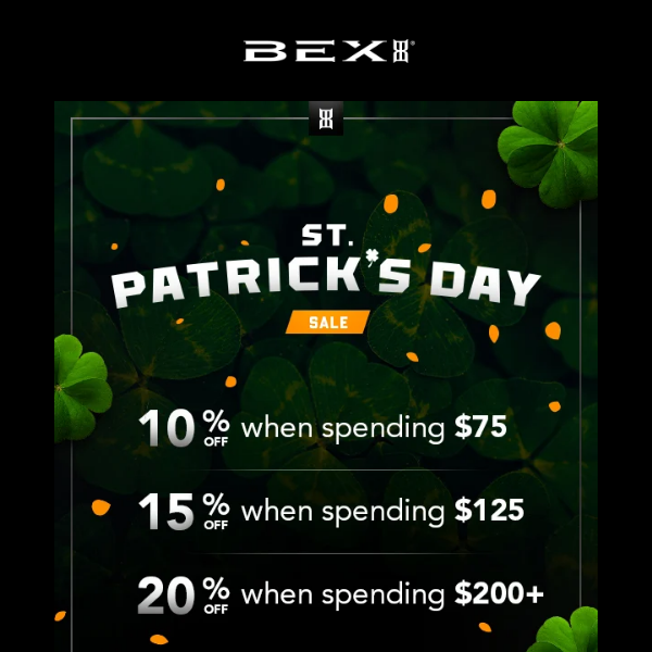 St. Patrick's Day Sale!