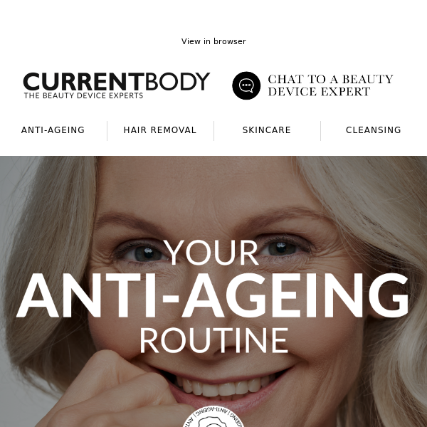 Look younger for longer with our 3-step anti-ageing routine