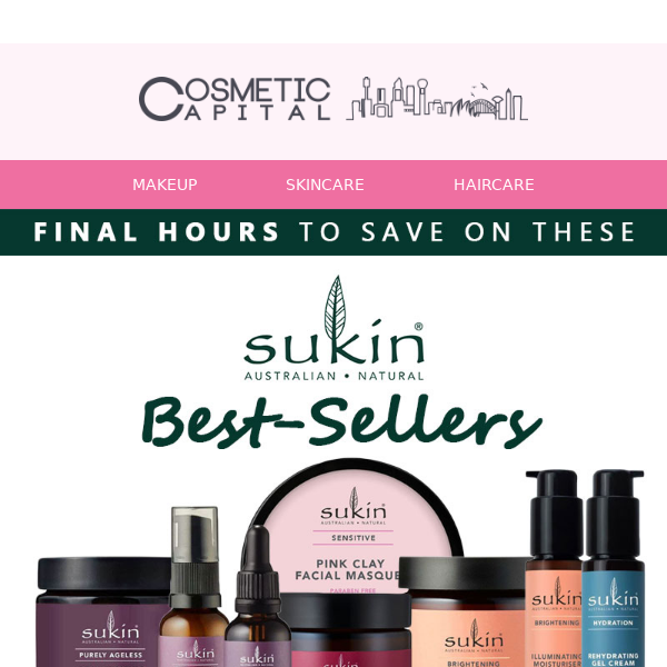 Sukin Everything $5.95 Sale - Ending Soon! 💔
