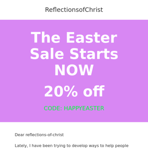 Easter Discounts Have Begun!