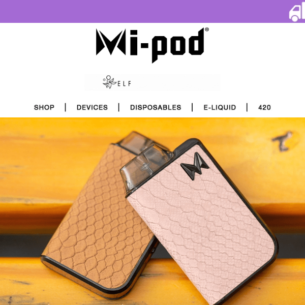 Mi-Pod Online | 5X Points on All Mi-Pod Kits in January