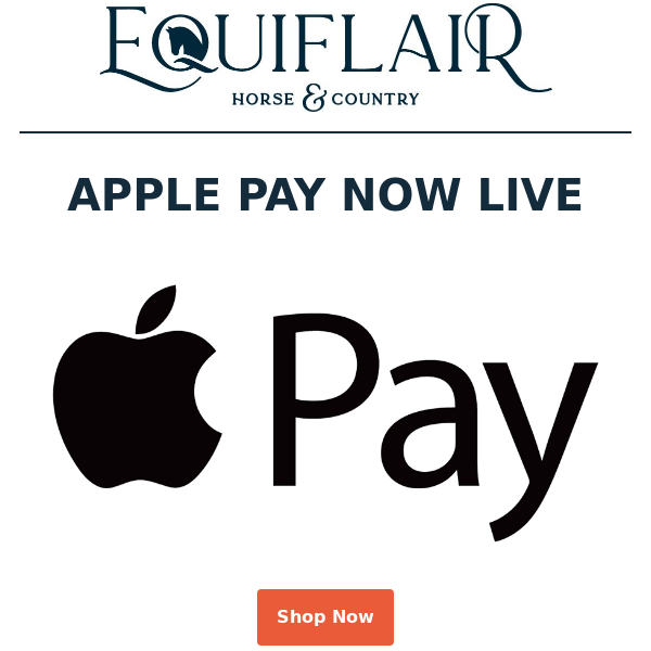 Apple Pay is Now Live!!