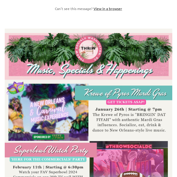 🎶Krewe of Pyros Mardi Gras Band, Valentine's & More! 🌺