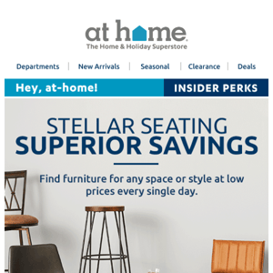 🥳 Yay for seating under $200 + up to 50% off Furniture clearance