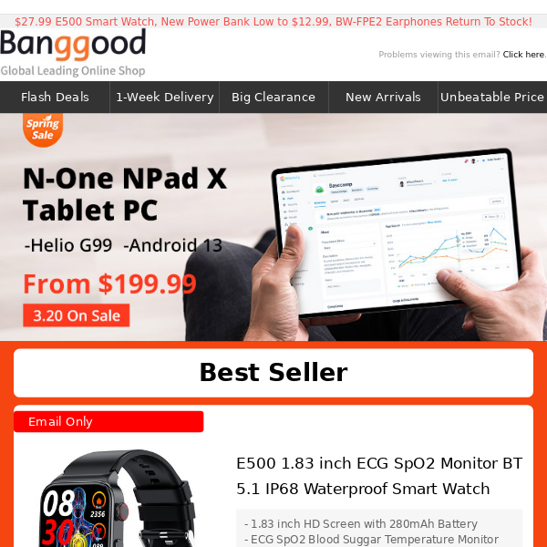 [100Pcs][New] $199.99N-One NPad X Tablet PC | Helio G99 | Android 13, $384 POCO F4 GT 5G, Grab>