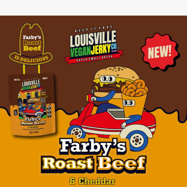 Our Brand New Farby Roast Beef & Cheddar Small Batch Is Here!!