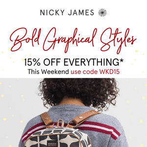 Bold Designs ⭐ 15% OFF This Weekend ⭐