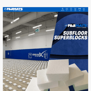 Elevate your training with the FUJI Subfloor SuperBlock system