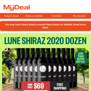 Full Flavour, Low Price: Lune Shiraz 2020