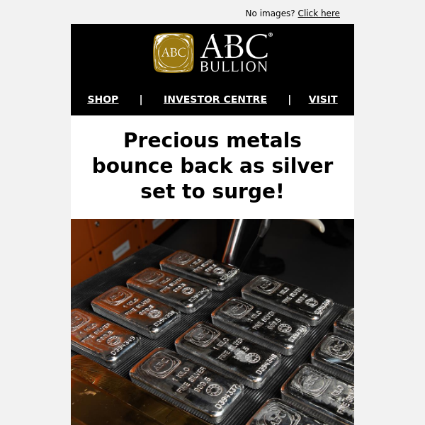 Precious metals bounce back as silver set to surge!