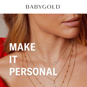 25% OFF Personalized Jewelry That Everyone’s Wearing