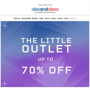 LAST DAY! GET 20% EXTRA OFF THE LITTLE OUTLET