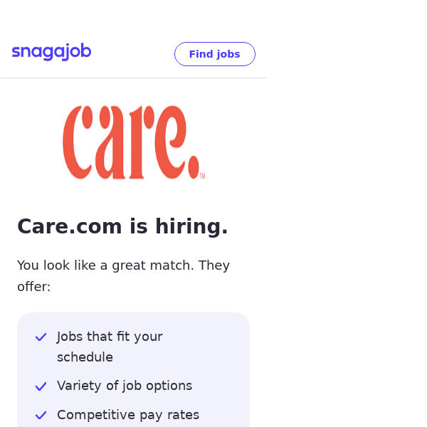 Care.com is hiring