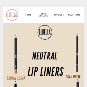ICYMI: Neutral Lip Liners now available! 🤎