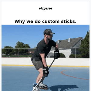 Why buy custom sticks? 🚨🏒🥅