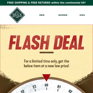 New 50% Off Flash Deal