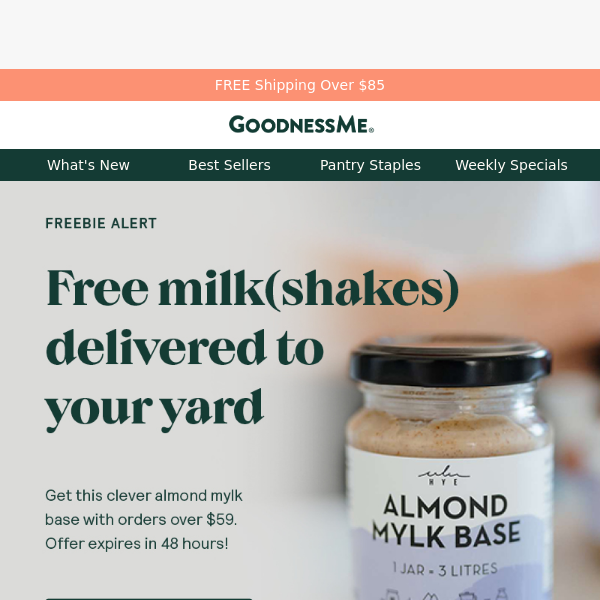 Your free mylk(shake) is calling☎️