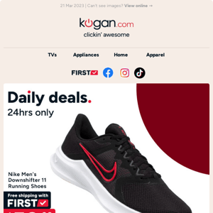Daily deals: Nike Downshifter 11 running shoes $59.99 (Rising to $79.99 tomorrow) & more