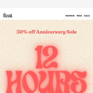 Last Day for 50% off Sitewide