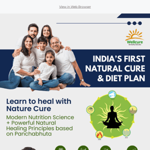 Personalised Nature Cure & Diet Plan @444/- only