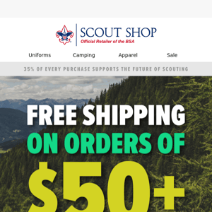 Free Shipping Today Only!*